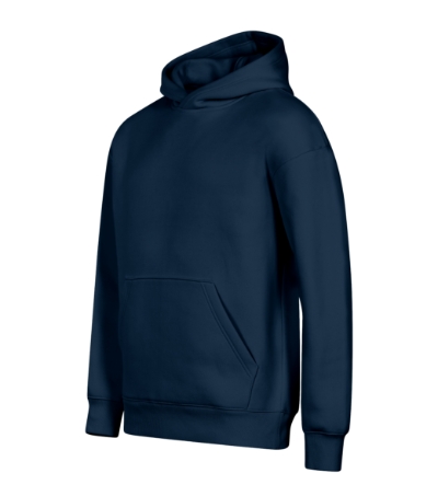Malfini Vibe Hoodie 431 – 02 granatowy – przód i bok