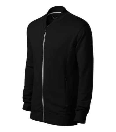Malfini Premium Bomber 453 – 01 czarny – przód i bok