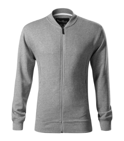 Malfini Premium Bomber 453 – 12 ciemnoszary melanż – przód
