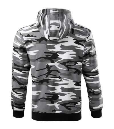 Malfini Camo Zipper C19 – 32 camouflage gray – tył