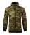 Malfini Camo Zipper C19 – 33 camouflage brown – przód