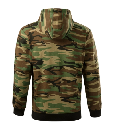 Malfini Camo Zipper C19 – 33 camouflage brown – tył