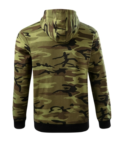 Malfini Camo Zipper C19 – 34 camouflage green – tył