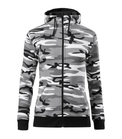 Malfini Camo Zipper C20 – 32 camouflage gray – przód