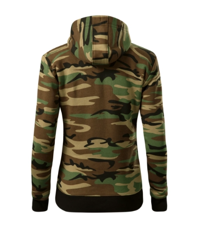Malfini Camo Zipper C20 – 33 camouflage brown – tył