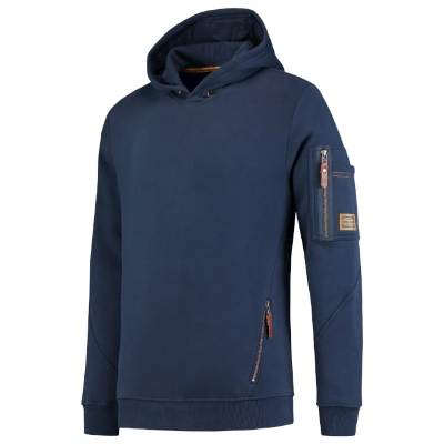 Tricorp Premium Hooded Sweater T42 – T8 ink – przód i bok