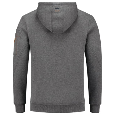 Tricorp Premium Hooded Sweater T42 – TD stone melange – tył