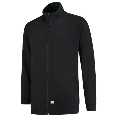 Tricorp Sweat Jacket Washable 60 °C T45 – T1 czarny – przód i bok