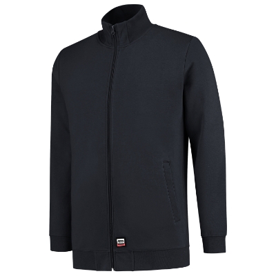 Tricorp Sweat Jacket Washable 60 °C T45 – T2 granatowy – przód i bok