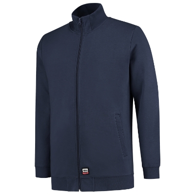 Tricorp Sweat Jacket Washable 60 °C T45 – T8 ink – przód i bok