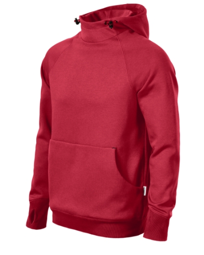Rimeck Vertex Hoodie W43 – 23 marlboro czerwony – przód i bok