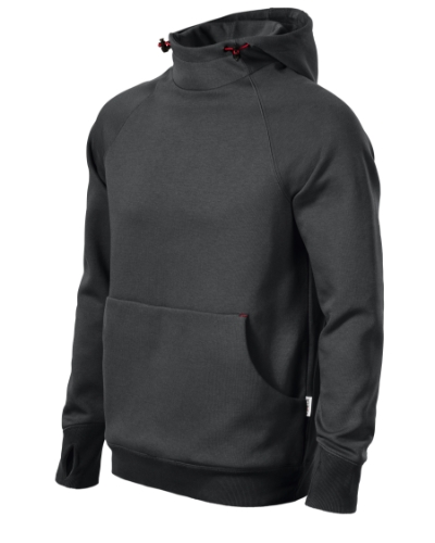 Rimeck Vertex Hoodie W43 – 94 ebony gray – przód i bok
