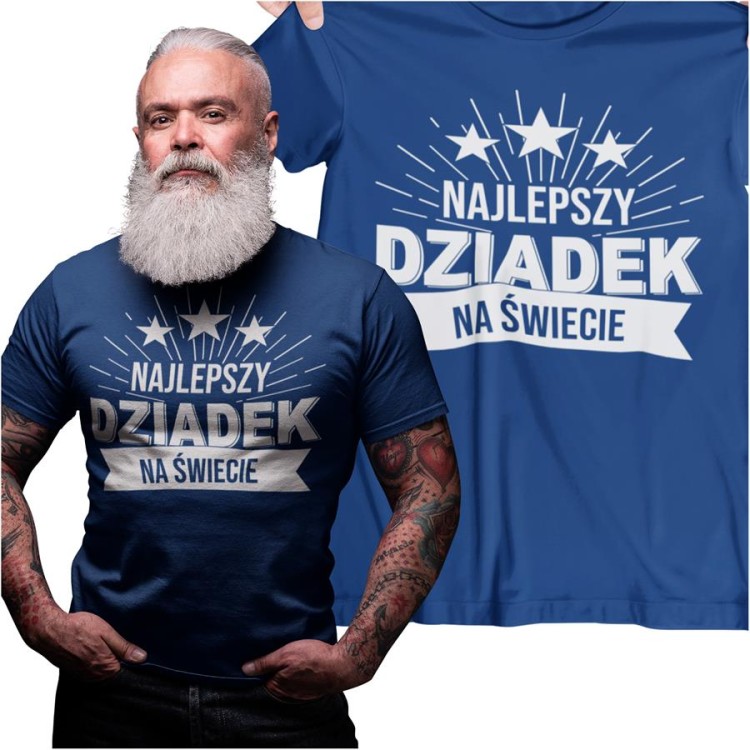 OSZULKA DLA DZIADKA NA PREZENT Z NAPISEM NAJLEPSZY DZIADEK NA ŚWIECIE GRANATOWA.jpg