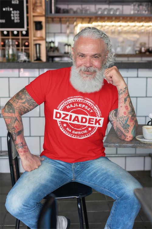 KOSZULKA DLA DZIADKA NA PREZENT Z NAPISEM NAJLEPSZY DZIADEK NA ŚWIECIE CERTYFIKAT red 4 (Copy).jpg