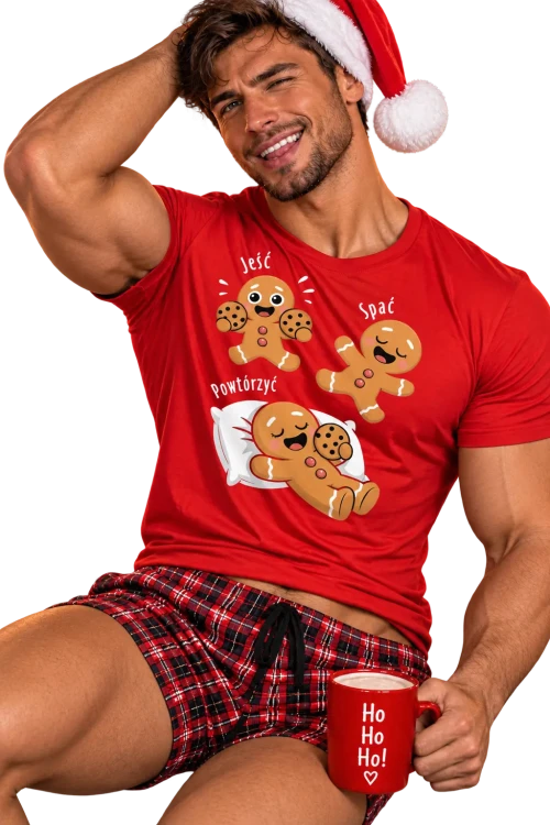Świąteczny model z kubkiem Ho Ho Ho.webp