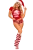 Świąteczna pin-up w czerwieni.webp