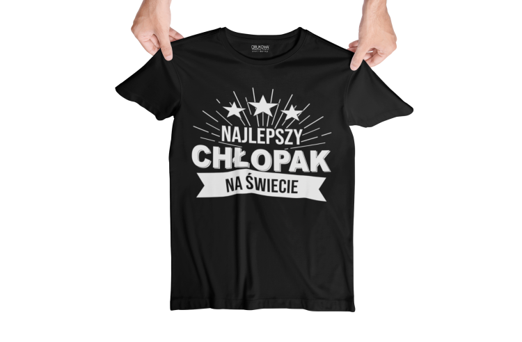 Koszulki dla par na walentynki koszulka dla niej i dla niego z napisem Najlepszy chłopak na świecie3.png