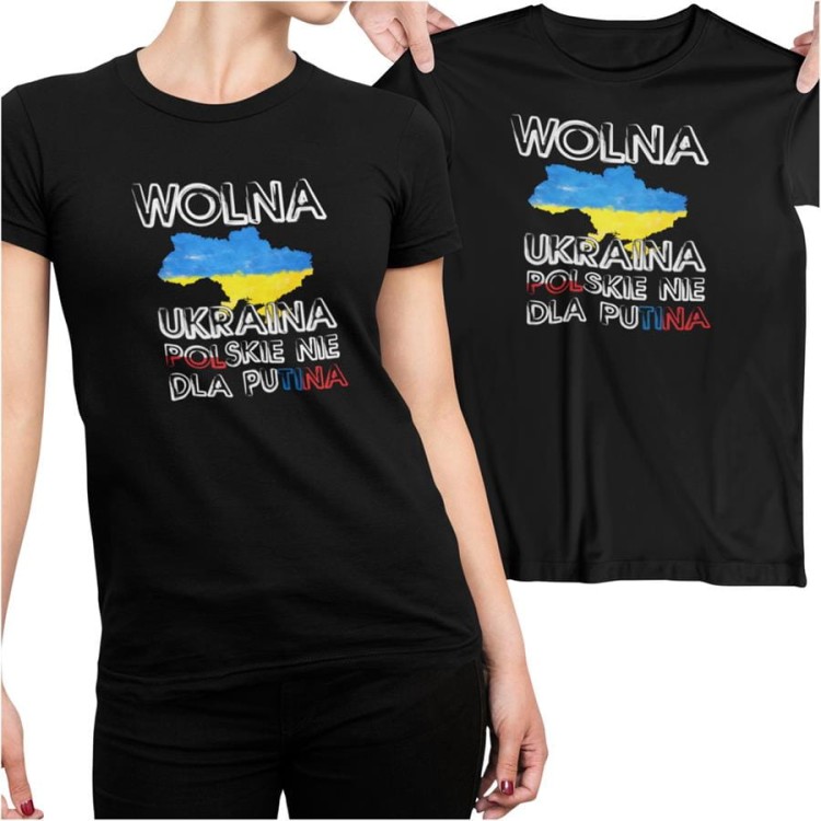 Koszulka z nadrukiem Wolna Ukraina.jpg