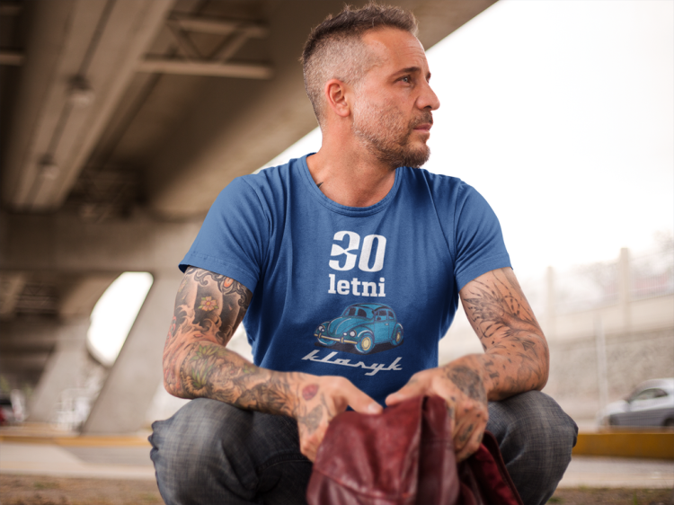 Koszulka na urodziny na 30 trzydzieste urodziny z napisem 30 letni klasyk