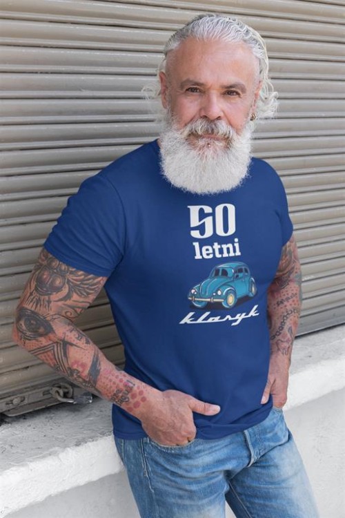 Koszulka na urodziny na 50 pięćdziesiąte urodziny z napisem 50 letni klasyk