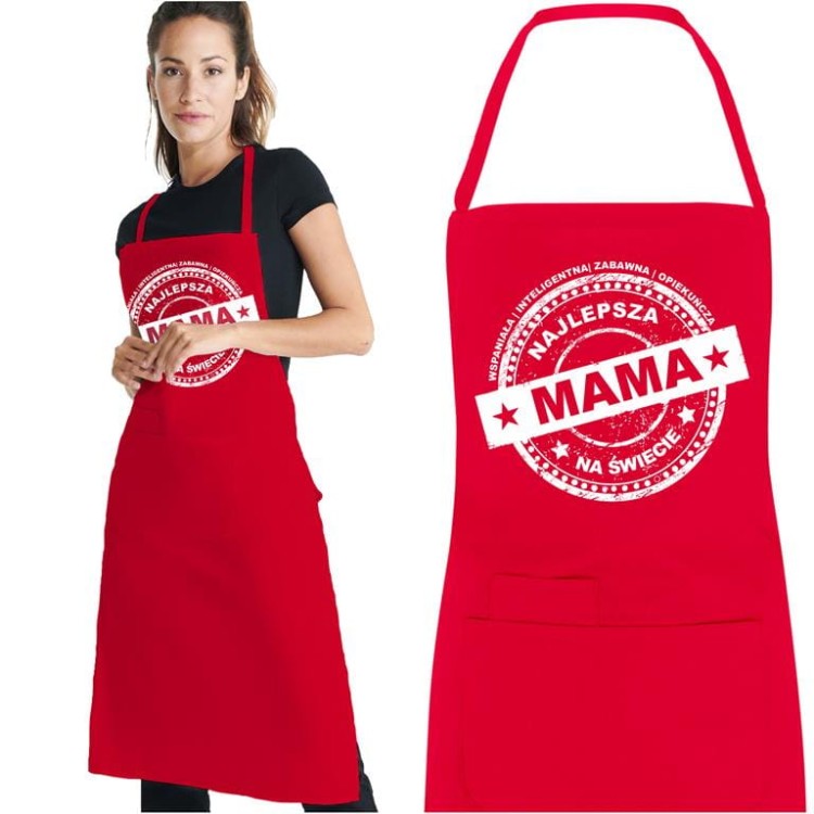 Fartuch dla Mamy na prezent na Dzień Matki Najlepsza Mama na Świecie.jpg