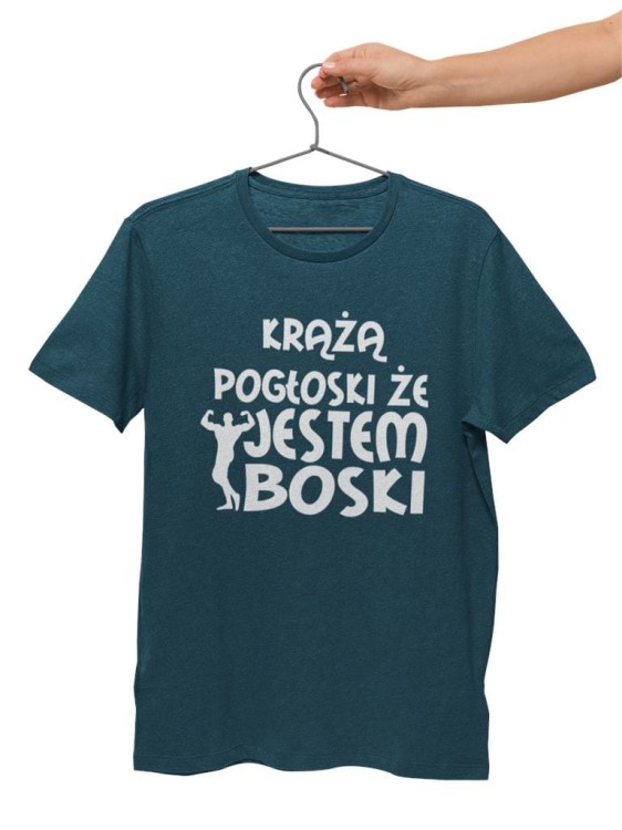 KOSZULKA NA WALENTYNKI PREZENT DLA CHŁOPAKA KRĄŻĄ POGŁOSKI ŻE JESTEM BOSKI
