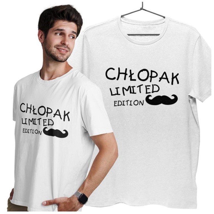 KOSZULKA NA WALENTYNKI PREZENT DLA CHŁOPAKA CHŁOPAK LIMITED EDITION