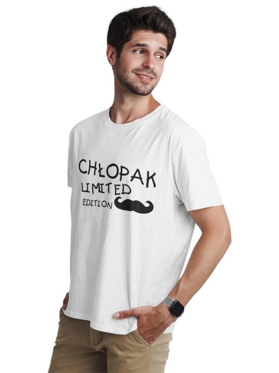 KOSZULKA NA WALENTYNKI PREZENT DLA CHŁOPAKA CHŁOPAK LIMITED EDITION