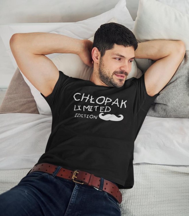 KOSZULKA NA WALENTYNKI PREZENT DLA CHŁOPAKA CHŁOPAK LIMITED EDITION