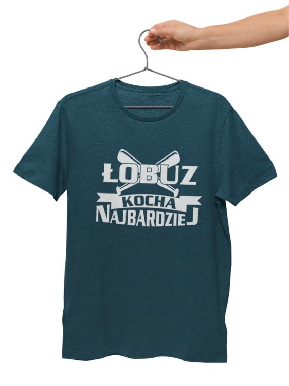 KOSZULKA NA WALENTYNKI PREZENT DLA CHŁOPAKA ŁOBUZ KOCHA NAJBARDZIEJ