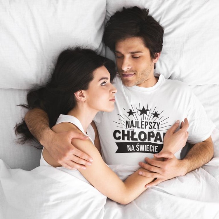 KOSZULKA NA WALENTYNKI PREZENT DLA CHŁOPAKA NAJLEPSZY CHŁOPAK NA ŚWIECIE