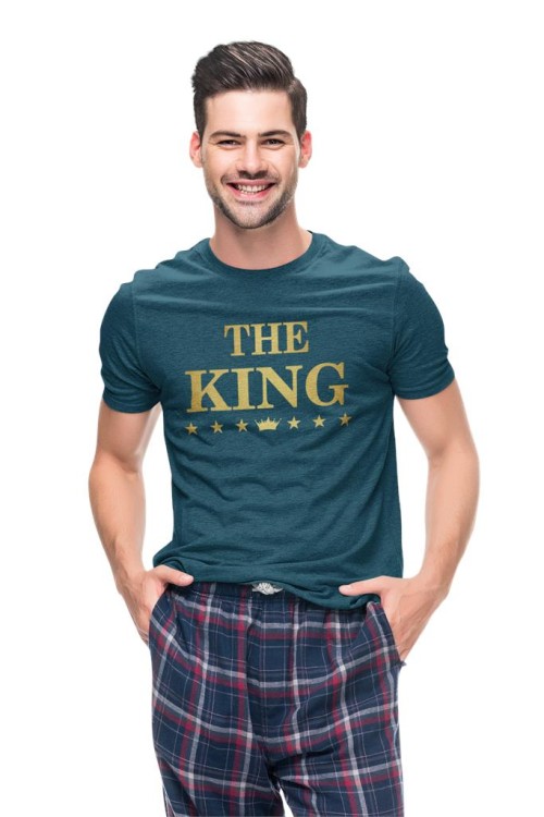 KOSZULKI DLA PAR NA WALENTYNKI PREZENT THE KING HIS QUEEN