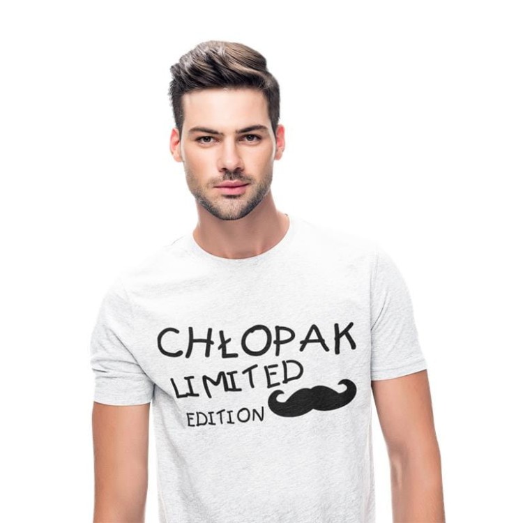 KOSZULKI DLA PAR NA WALENTYNKI PREZENT CHŁOPAK DZIEWCZYNA LIMITED EDITION