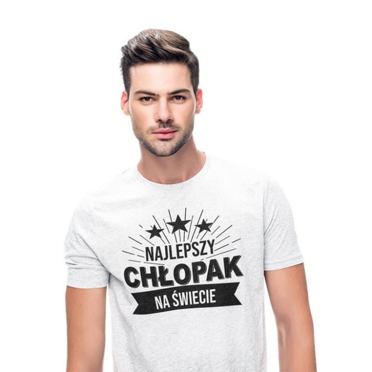 KOSZULKI DLA PAR NA WALENTYNKI PREZENT NAJLEPSZY CHŁOPAK NAJLEPSZA DZIEWCZYNA NA ŚWIECIE