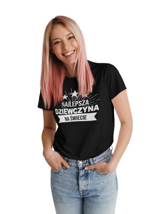 KOSZULKI DLA PAR NA WALENTYNKI PREZENT NAJLEPSZY CHŁOPAK NAJLEPSZA DZIEWCZYNA NA ŚWIECIE