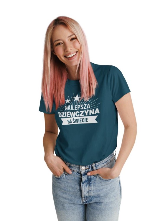 KOSZULKI DLA PAR NA WALENTYNKI PREZENT NAJLEPSZY CHŁOPAK NAJLEPSZA DZIEWCZYNA NA ŚWIECIE