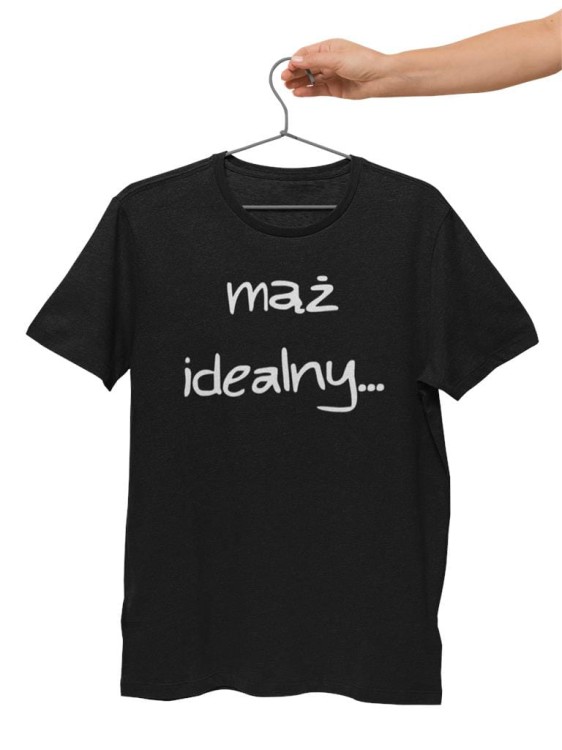 KOSZULKI DLA PAR NA WALENTYNKI PREZENT MĄŻ IDEALNY I JEGO ZŁA ŻONA