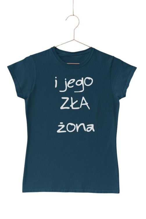 KOSZULKI DLA PAR NA WALENTYNKI PREZENT MĄŻ IDEALNY I JEGO ZŁA ŻONA