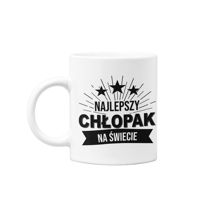 KUBEK DLA CHŁOPAKA MĘŻA PREZENT NA WALENTYNKI NAJLEPSZY CHŁOPAK NA ŚWIECIE
