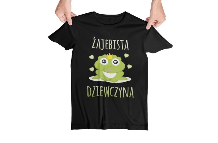 KOSZULKA DLA DZIEWCZYNY NA WALENTYNKI PREZENT ŻAJEBISTA DZIEWCZYNA