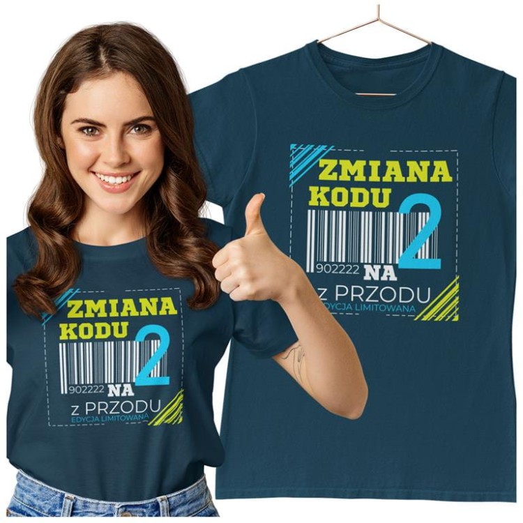 KOSZULKA DLA KOBIETY NA 20 URODZINY ZMIANA KODU NA 2 Z PRZODU DTF  (1).jpg