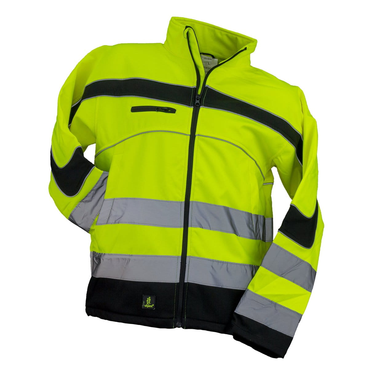 Robocza żółta kurtka ostrzegawcza URGENT HSV odblaskowa SOFTSHELL